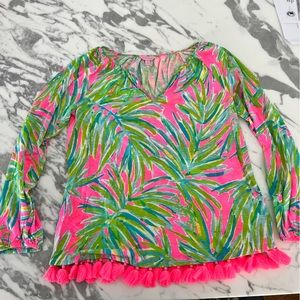 Lilly Pulitzer long sleeve shirt- size M